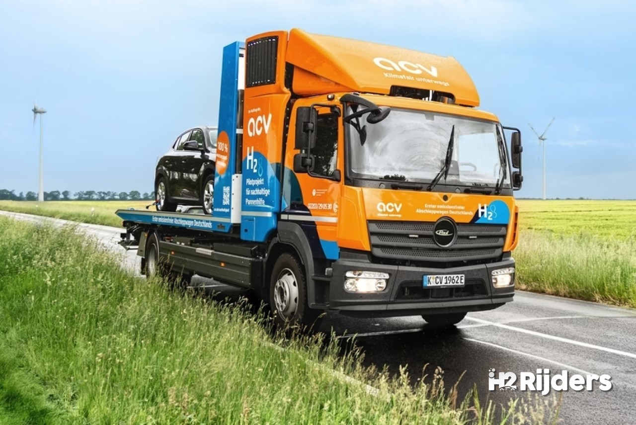 Breakdown assistance without emissions: Germany's first hydrogen tow truck goes to work in Cologne